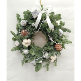 New Year's wreath (natural)