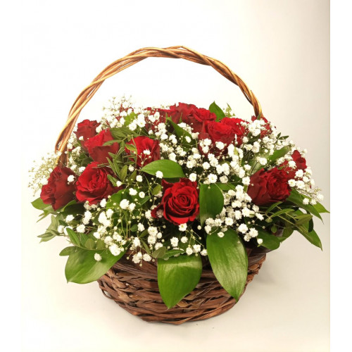 Basket with flowers Velvet