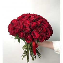 Bouquet of 51 red roses